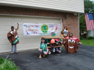 Girl Scout Troop 518 Ready to go!